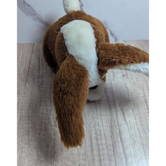 vintage Broadway Toy Adorable Brown & White Plush Bunny Rabbit Stuffed Animal 9" - Picture 3 of 14